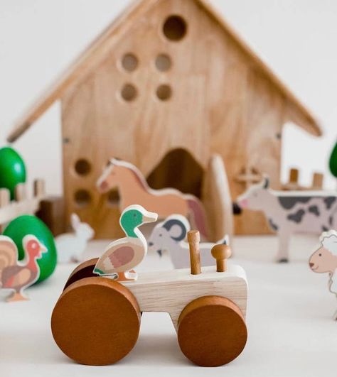 Farm Sets for your lil’ farmer🧑🏻‍🌾🐖🐓🐐🐑🐄🚜🌾 . . . . #felttoys #woodtoys #woodtoy #woodentoys #woodentoy #waldorftoys #montessoritoys… | Instagram Farm Play, Play Activity, Wooden Barn, Open Ended Toys, New Farm, Super Cute Animals, Wooden Animals, Open Ended, Toy Box