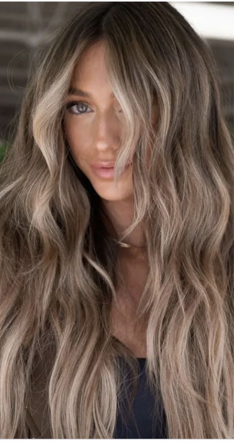 Level 5 Hair Color With Highlights, Pumpkin Spice Balayage, Level 5 Hair Color, Level 5 Hair, Hair Color With Highlights, Ash Blonde Hair Balayage, Fall Hair Color Ideas, Brown Hair Inspo, Bronde Hair