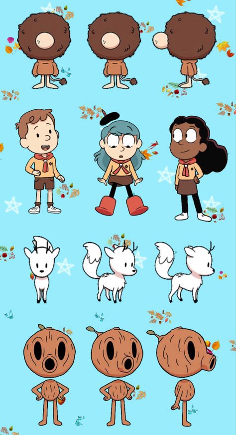 Hilda Character Design, American Cartoon Style, Hilda Art Style, Hilda Animation, Hilda Drawing, Hilda Characters, Hilda Netflix, Model Sheet, Character Design Animation