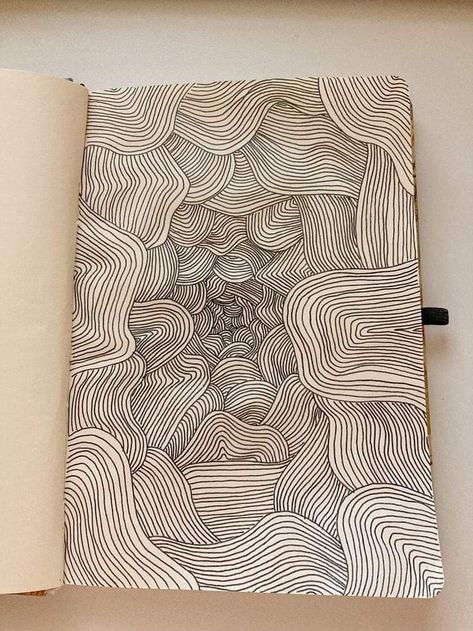 Patterns Drawing Aesthetic, Drawing Ideas Aesthetic Doodles, Line Art Doodles Aesthetic, Pronto Plate Printmaking, Easy Drawings Patterns, Aesthetic Doodle Patterns, Aesthetic Zentangle Art, Line Artwork Pattern, Simple Abstract Drawings