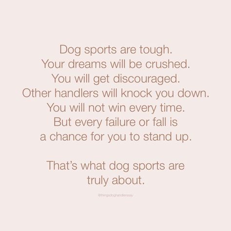 Dog Training Quotes Funny, Dog Trainer Quotes, Dog Training Quotes, Training Quotes, Dog Obsessed, Dog Sports, Dog Information, Agility Training, Puppy Stuff