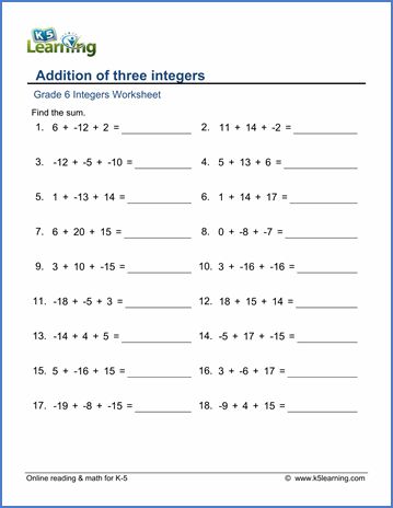 Grade 6 Integers Worksheets - free & printable | K5 Learning Decimal Worksheets 5th Grades, 5th Class Maths Worksheets, Multiplying Decimals 5th Grade, Year 5 Maths Worksheets, Decimal Multiplication, Grade 5 Math Worksheets, Printable Multiplication Worksheets, Multiplication Worksheet, Maths Worksheet