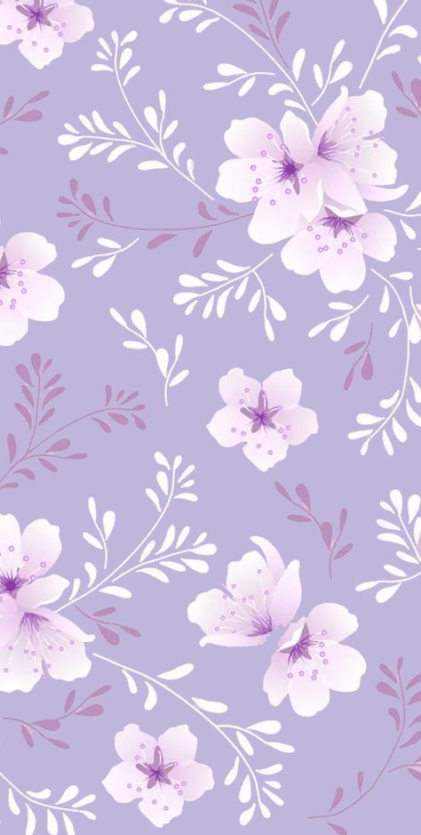 Purple Spring Aesthetic, Vintage Wallpaper For Iphone, Purple Flower Wallpaper, Cute Home Screen Wallpaper, Iphone Wallpaper Cat, Purple Flowers Wallpaper, Flower Wallpapers, Cute Laptop Wallpaper, Preppy Vintage