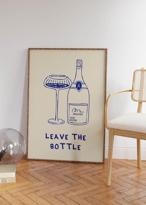 Leave the Bottle Print Bar Cart Print Trendy Bar Cart Decor Funny Drinking Quote Retro Print Vintage Drinks Print Bar Poster Printable Art - Etsy Australia Bar Cart Poster Prints, Alcohol Artwork, Vintage Alcohol Posters, Bar Cart Poster, Bar Prints, Bar Cart Prints, Vintage Drinks, Funny Drinking Quotes, Bar Cart Print