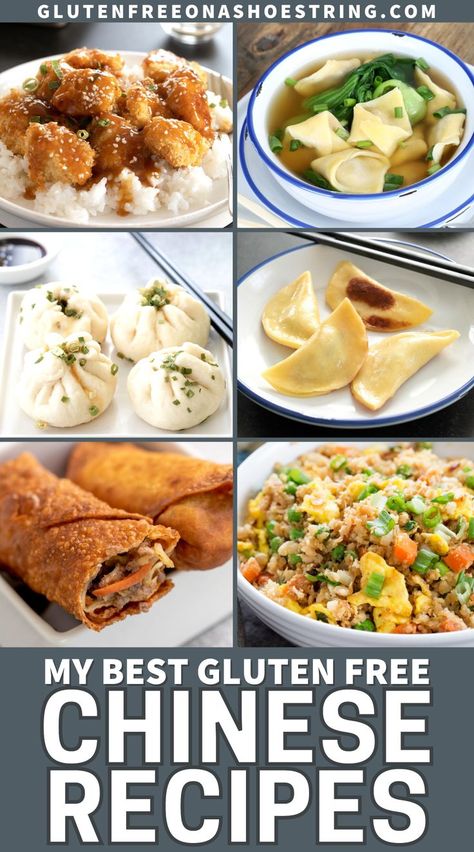 Gluten Free Chinese Recipes, Chinese Recipes Authentic, Gluten Free Chinese Food, Gluten Free Asian Recipes, Gluten Free Chinese, Asian Appetizers, Chinese Food Recipes, Gluten Free Main Dishes, Best Gluten Free