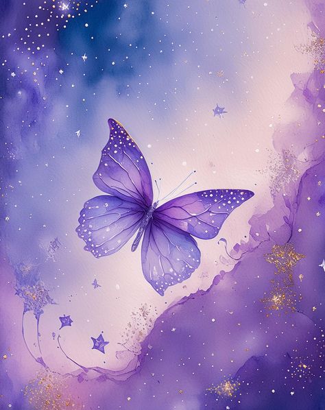 Violet Aesthetic Wallpaper, Attractive Wallpapers, Girly Wallpaper, Whatsapp Wallpaper Cute, Whatsapp Wallpaper, Cloud Wallpaper, Art Idea, Makeup Pictures, Purple Butterfly