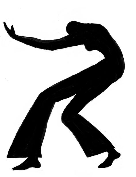 Silhouette. Dancer, Movement, Modern Dance, Black and White, Abstract, Figurative, Art PrintBlack History Month Abstract Dancing Figures, Ecstatic Dance Art, Dancer Silhouette Art, Dance Party Illustration, Movement Art Design, Silhouette Art People, Dance Diagram, Sillouttes Images Women, Abstract Dancer Painting