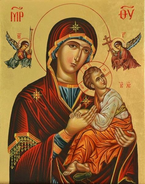 Mother Mary Orthodox Icon, Virgin Mary Icon Byzantine, God Orthodox Icon, Orthodox Profile Picture, Jesus Orthodox Icons, Mary Orthodox Icon, Orthodox Paintings, Mother Of God Icon, Theotokos Icon