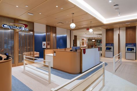 Bank branches are getting a facelift. What are smart branches? - Tearsheet Verve Coffee Roasters, Bank Branch, Retail Banking, News Cafe, Cafe Interior, Work Space, Building A House, Take A, Look At