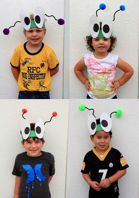 Insects Preschool, Bugs Preschool, Paper Hats, Insect Crafts, Insects Theme, Bug Crafts, Aktivitas Montessori, Daycare Crafts, Seni Origami