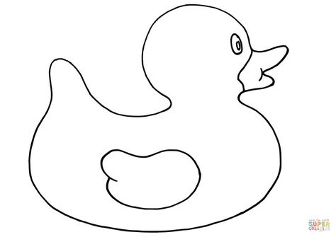 Duck Printables Free, Rubber Duck Coloring Page, Duck Coloring Pages, Ryan Sullivan, Duck Ideas, Jersey Cake, Baby Easter Outfit, Duck Drawing, Duck Pictures