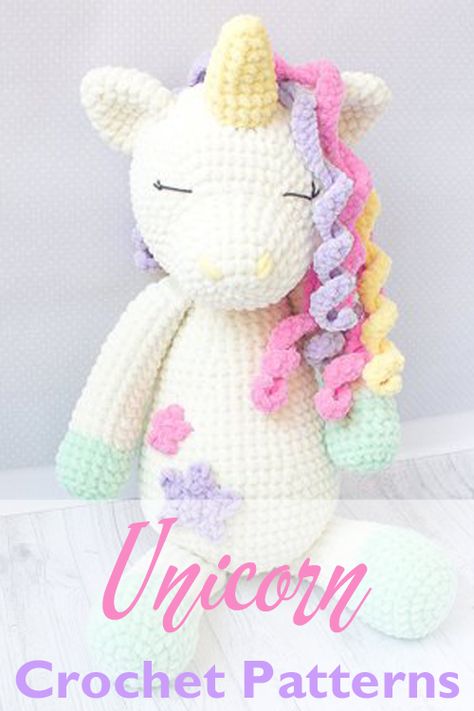 Plush Unicorn Crochet, Plush Unicorn Crochet Pattern, Crochet Unicorn Pillow Free Pattern, Unicorn Pattern Crochet, Crochet Unicorn Amigurumi, Crochet Amigurumi Free Patterns Unicorn, Crochet Rainbow Unicorn, Unicorn Amigurumi Pattern, Easy Unicorn Crochet Pattern Free