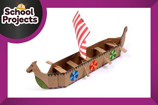 We're starting our Vikings/Norse Mythology Block this week! Yay! Barco Viking, Viking Longboat, Magnetic Fishing Game, Viking Longship, Boat Crafts, Corrugated Card, Ship Craft, Viking Dragon, Arte Robot