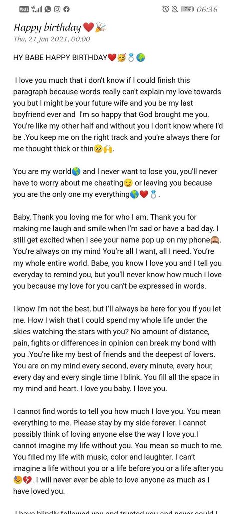 Birthday Wish For The Love Of My Life, Bday Paragraph For Girlfriend, Bday Messages For Boyfriend, Iphone Notes About Girlfriend, Happy Bday Message For Him, Birthday Wishes Girlfriend Love Life, Birthday Msg For Girlfriend, Bday Msg For Boyfriend, Best Bday Wishes For Boyfriend