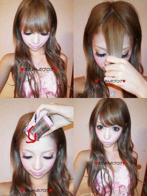 Agejo Hairstyles, Gyaru Hair Tutorial, Gyaru Hair Color, Gyaru Hairstyles Short, Kogal Gyaru Makeup, Hime Gyaru Makeup, Gyaru Hairstyles, Rosé Red Hair, Hair Roller Clips