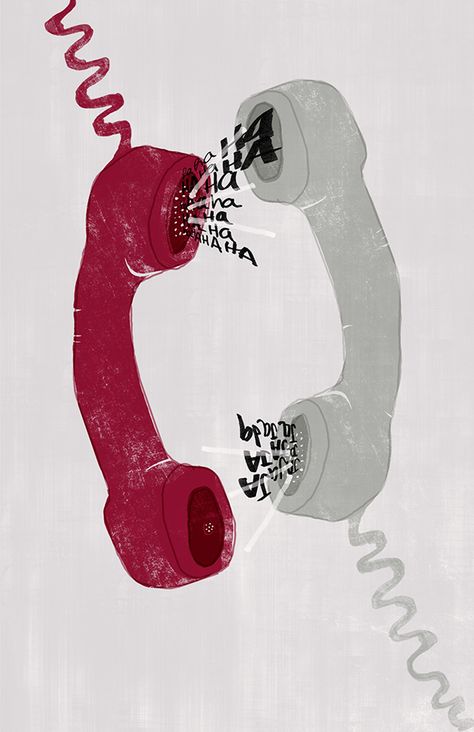 Communication Graphic Design, Talking On Phone Aesthetic, Talking On Phone Illustration, Talking On The Phone Drawing, Talking On The Phone Aesthetic, Talking On The Phone Illustration, Phone Call Illustration, Talk Poster Design, Calling Someone On The Phone