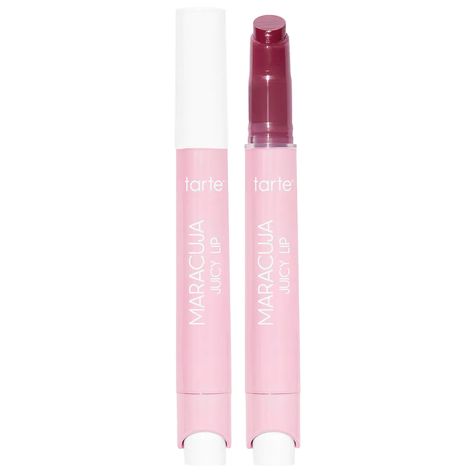 Maracuja Juicy Lip Balm - tarte | Sephora Tarte Maracuja Juicy Lip Raspberry, Tarte Maracuja Juicy Lip, Smoother Lips, Sims Challenge, Maracuja Oil, Lip Gloss Balm, Dior Addict Lip, Lip Conditioner, Hydrating Lip Gloss