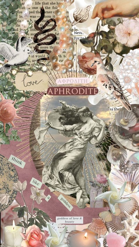 #aphrodite #pink #pinkaesthetic #wallpaper #greekmythology Aphrodite Phone Wallpaper, Aphrodite Background, Aphrodite Collage, Aphrodite Aesthetic Wallpaper, Aphrodite Wallpaper, Cabin 10, Aphrodite Aesthetic, Aphrodite Goddess, Greek Mythology Humor