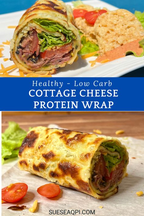 Looking for a delicious and healthy low carb option? Try this Low Carb Cottage Cheese Protein Wrap, perfect as a keto flatbread for breakfast sandwiches or even as a pizza crust! Made with simple ingredients, this versatile recipe is packed with protein and flavor, making it a great choice for any meal. Easy to make and incredibly satisfying, this wrap will quickly become a staple in your kitchen. Pin now and enjoy a guilt-free, tasty treat! Flatbread Wraps, Keto Flatbread, Cottage Cheese Protein, Protein Cottage Cheese, Easy Weeknight Dinners Healthy, Protein Wraps, Cheese Flatbread, Cheese Wrap, Healthy Low Carb