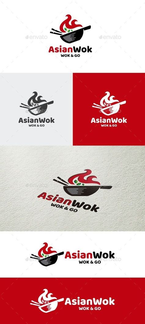 Wok Logo Restaurant Branding logodesignmockup #logotipe #logoph Chinese Food Logo, Chinese Style Logo, Thailand Logo, Sushi Logo, Peace Logo, Cooking Logo, Inspiration Logo Design, Logo Design Inspiration Creative, Clothing Brand Logos