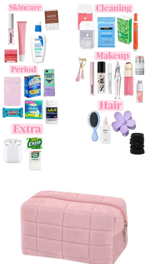 Stuff To Keep In Your Purse, Middle School Essentials, School Emergency Kit, School Backpack Essentials, Preppy School Supplies, Everyday Bag Essentials, School Preparation, After School Routine, School Bag Essentials