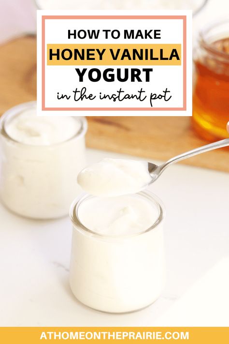 Making homemade Greek yogurt is as simple as two ingredients and 10 minutes of active prep work. This recipe for instant pot vanilla yogurt is thick, smooth and absolutely delicious. Trust me, you'll never want to waste your money buying yogurt at the grocery store again! Instapot Yogurt Recipes Greek, Vanilla Yogurt Recipes, Instant Pot Yogurt Recipe, Homemade Yogurt Recipes, Make Greek Yogurt, Instant Pot Yogurt, Homemade Greek Yogurt, Greek Yogurt Flavors, Healthy Homemade Snacks