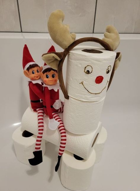 Your Elf on the Shelf ideas | Hello everyone👋Last year idea. | Facebook Elf On The Shelf Ideas, Shelf Ideas, On The Shelf, Elf On The Shelf, Hello Everyone, Elf