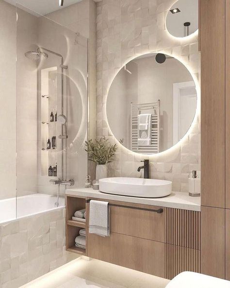 #bedroomdecor #art #design #home #bathroom #interior حوض الحمام, Toilet And Bathroom Design, Bathroom Interior Design Modern, Small Bathroom Interior, تصميم للمنزل العصري, Bathroom Decor Luxury, Washroom Design, Bathroom Redesign, Bathroom Design Decor