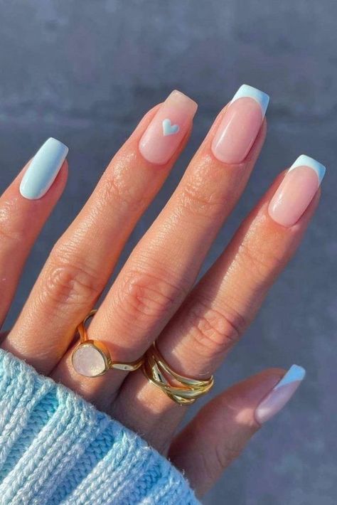 Summer nails 2024. Searching for a mani idea that'll spark some joy this spring and summer? These 13 dreamy pastel ideas are calling your name. Christmas Gel, Baby Blue Nails, Milky Nails, Cute Simple Nails, Nagel Tips, Christmas Gel Nails, Simple Gel Nails, Summery Nails, Christmas Nails Acrylic