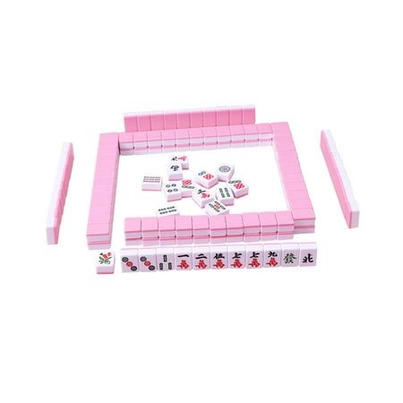 shamjina 144Pcs Mini Mahjong Tiles Table Activities Supplies Chinese Version Game Set Pink.This Chinese Mahjong Set is made of high performance materials that can last players many years.This Classic Mahjong Game is the perfect tool for you to enjoy the classic Chinese Mahjong game. It not only has traditional Chinese characters and patterns but also has a good texture. It is comfortable to touch and the collision sound is crisp and pleasant.This portable Board Game Set contains 144 Chinese version mahjong tiles, suitable for various playing methods.The Mini Mahjong Game Set can be easily carried anywhere you want to play, not only at home, dormitories, parties, and other places, but also when traveling.The convenient Traditional Chinese Playing Game is suitable for parties, events, and ot Mahjong Party, Mahjong Table, Table Activities, Mahjong Tiles, Mahjong Set, Tiles Game, Tile Table, Classic Tile, Table Set Up