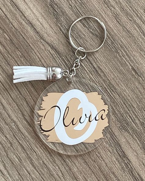 Cricut Keychains, Name Keyrings, Hen Party Favours, Acrylic Keyring, Personalised Keyrings, Everyday Gifts, Shop Ideas, Custom Keychain, Personalized Initials