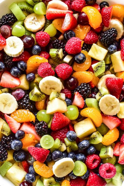 Easy Fruit Salad Easter Fruit Salad, Thanksgiving Fruit Salad, Fruit Salad Ingredients, Salad Skewers, Lemon Tree Dwelling, Thanksgiving Fruit, Easter Fruit, Easy Fruit Salad, Cruise Food