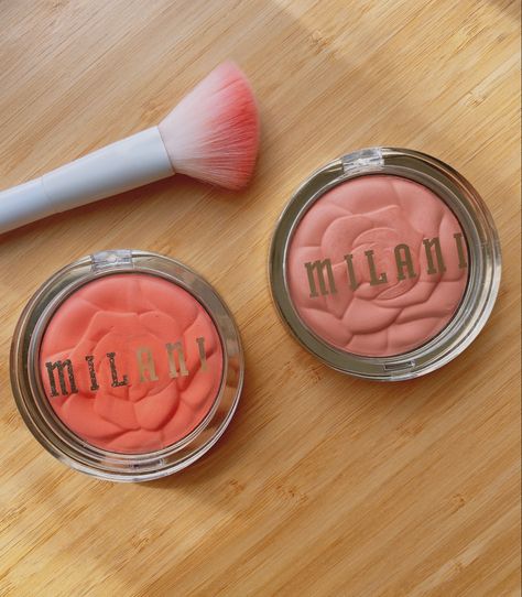 makeup, blushes, cute blush, makeup aesthetic, milani makeup, blush brush Blush Aesthetic Makeup, Cute Blush Makeup, Blush Makeup Aesthetic, Affordable Makeup Brands, Milani Blush, Milani Makeup, Cute Blush, Makeup Aesthetic, Aesthetic Life