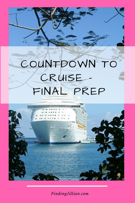 It's the final week of the Countdown to Cruise blog series.  We are in Final Cruise Preparation mode.  In this post, I will share with you all of the details you'll need to make sure you are prepared to board your ship! Embarkation Day, Bag Must Haves, Spring Break Destinations, Cruise Planning, Cheap Cruises, Bahamas Cruise, Cruise Liner, Packing For A Cruise, Alaskan Cruise