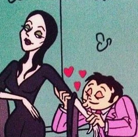 VINTAGE ART on Instagram: "If this ain't it, i don't want it... via @couldvebeenus" Gomez And Morticia, Addams Family, Couple Cartoon, Cartoon Profile Pics, Vintage Cartoon, Cartoon Pics, Hopeless Romantic, Photo Profil, Mood Pics