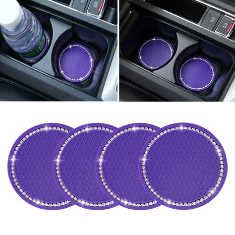 Inside Car Accessories, Purple Jeep, Car Cleaning Kit, Camper Interior Design, Bling Car, Girly Car Accessories, Inside Car, Car Deco, Purple Car