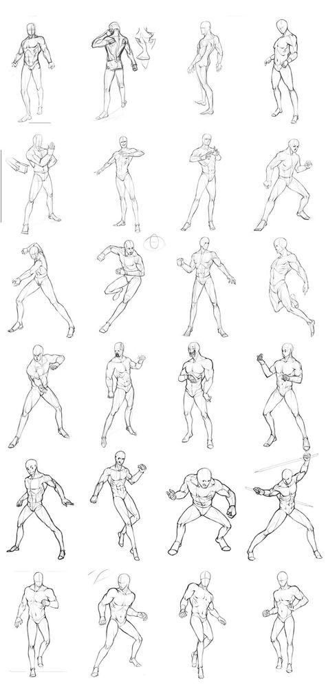 Non-Dynamic Male Pose Reference Row 1 Row 2 (Left), 3 (Left), & 4 Row 2 (Right, by Tracy Butler) Row 3 (Right) Row 5: Left, Right Bottom Image Male Figures For Drawing, Full Body Refrences Art Drawing, Fighter Stance Reference, Confident Male Poses Reference, Winter Drawing Reference, Male Action Pose Reference, Confident Character Pose, Villain Poses Drawing Reference Male, Male Character Poses Reference