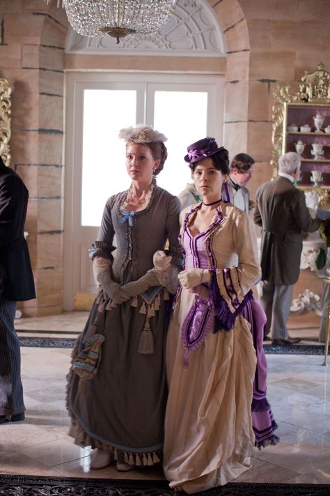 The Enchanted Garden Olivia Hallinan, The Paradise Bbc, Elaine Cassidy, Tv Costume, Sarah Lancashire, Gown Costume, Shopping Therapy, Victorian Gown, Masterpiece Theater