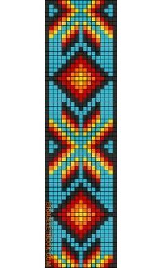 Bead Loom Bracelet Patterns Free Native American, Beaded Loom Patterns Free, Native Seed Bead Patterns, Loom Bead Designs, Free Bead Loom Bracelet Patterns, Loom Beading Patterns Free Native Americans, Native Cross Stitch Patterns, Beaded Hat Band Patterns Loom, Beading Loom Patterns Free