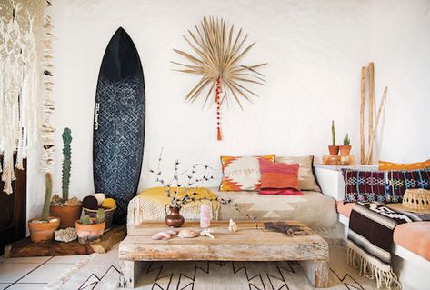 Decoration Surf, Deco Surf, Contemporary Living Room Design, Surf House, Surf Shack, Beach Shack, Beach Cottage Style, Surf Style, Contemporary Living Room