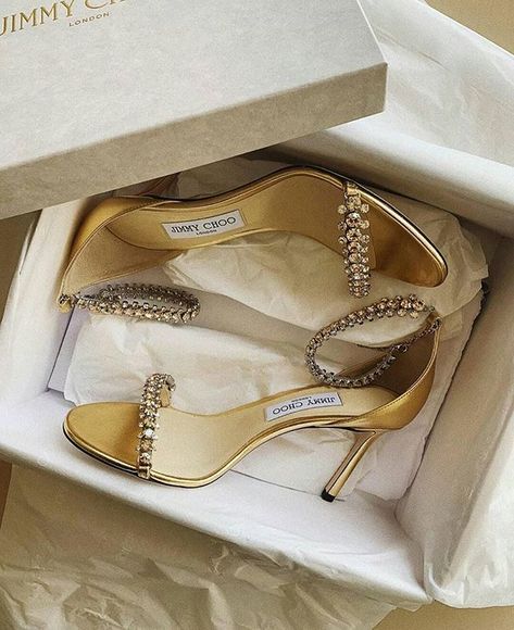 Heels Jimmy Choo, Heels Aesthetic, Shoes Heels Classy, Jimmy Choo Heels, Bridal Heels, Heels Classy, Fancy Shoes, Fashion Belts, Gold Shoes