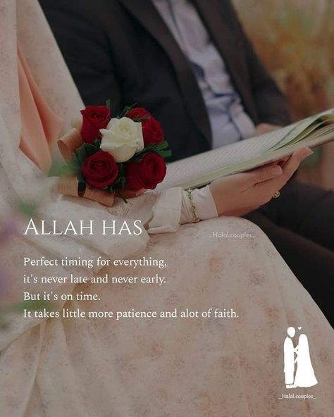 Family Islam, Patient Quotes, Islamic Wedding Quotes, Life Partner Quote, Islamic Verses, Be Patient Quotes, Islamic Marriage, Partner Quotes, Engagement Quotes