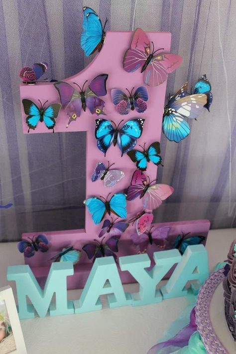 Butterfly 1st Birthday, Butterfly Birthday Party Decorations, Butterfly Themed Birthday Party, Butterfly Theme Party, Butterfly Birthday Theme, Butterfly Garden Party, 1st Birthday Party For Girls, Butterfly Birthday Party, Fairy Birthday Party