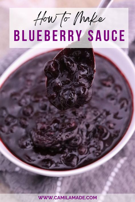 Looking to elevate your desserts? Look no further than our easy blueberry sauce recipe! With just a few basic ingredients, you can create a delicious topping that will take your favorite sweet treats to the next level. This versatile blueberry sauce is perfect for drizzling over Pancakes, Waffles, or French toast, giving your breakfast a fruity twist. Blueberry Sauce Recipe, Honey Granola, Blueberry Topping, Blueberry Sauce, Easy Blueberry, Almond Cakes, Frozen Blueberries, Angel Food, Barbecue Sauce