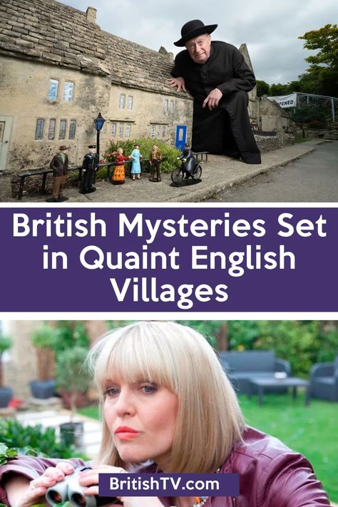 17+ of the Best British TV Mysteries Set in Quaint English Villages - BritishTV.com British Mystery Series, Agatha Christie's Marple, Mystery Tv Series, British Tv Mysteries, Village Fete, Peter Davison, Netflix Movies To Watch, Midsomer Murders, Mystery Film