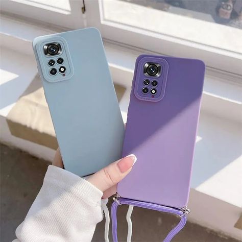 Introducing our Crossbody Lanyard Case designed specifically for Xiaomi Redmi Note 10, 9, 8, 7, 11 Pro, 4g, 11pro, 5g, and other compatible models. This Full Coverage case boasts a Plain design, blending simplicity with functionality to provide a sleek and practical solution for your smartphone protection needs. Key Features: Anti-Fingerprint: Say goodbye to smudges and fingerprints with our anti-fingerprint technology, keeping your phone looking clean and pristine. Matte/Anti-Glare: Enjoy a gla Lg Phone Cases, Silicone Phone Covers, Phone Camera Lens, Shoe Storage Solutions, Redmi Note 10, Bluetooth Transmitter, Magnetic Phone Holder, Headphone Accessories, Huawei Case