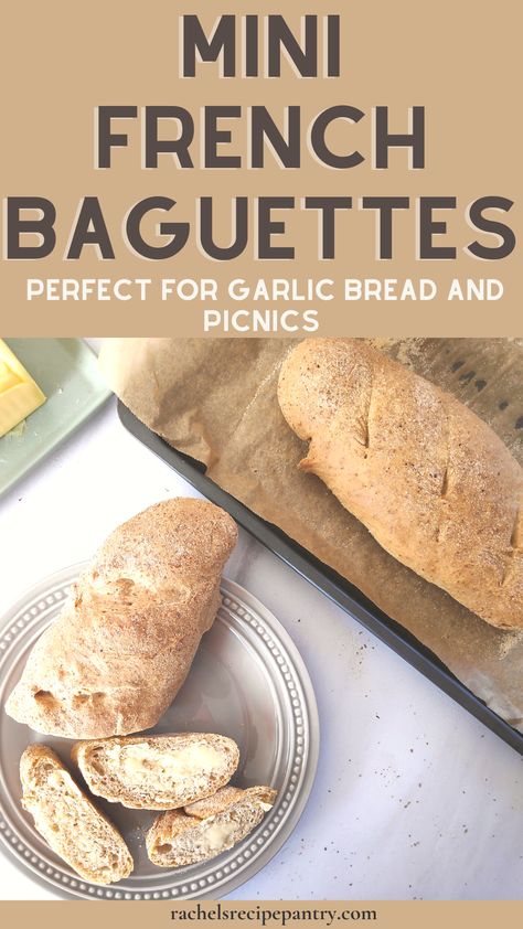 Are you a fan of crispy, crusty, and perfectly baked bread? Then you'll love making mini baguettes! Perfect for garlic bread and To Make The Perfect Mini Baguettes Mini Baguette, French Baguette, Mini Sandwiches, Baked Bread, Instant Yeast, Bread Flour, Dry Yeast, Garlic Bread, Bread Baking