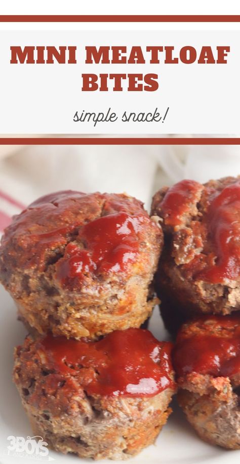 Do you need a quick and easy meal? This Mini Meatloaf Bites Recipe is perfect for bite-sized perfection! Individual loaves for dinner! Microwave Meatloaf, Barbeque Meatballs, Quick Meatloaf, Individual Meatloaf, Meatloaf Bites, Meatloaf Cups, Mini Meatloaf Recipes, Cheeseburger Meatloaf, Mini Cheeseburger