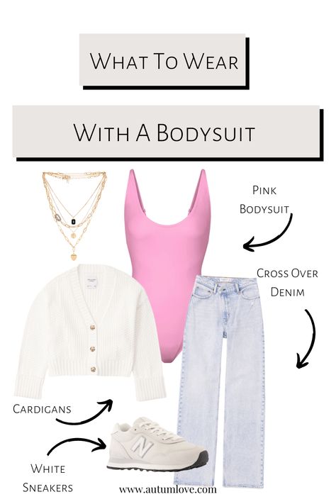 Pink Body Suit Outfit Jeans, Outfit Ideas With Body Suit, Chic Simple Outfit, Outfit Ideas Bodysuit, Pink Body Suit Outfit, Pink Bodysuit Outfit Jeans, Black Bodysuit And Jeans Outfit, How To Wear Bodysuit Outfits, How To Style Bodysuit