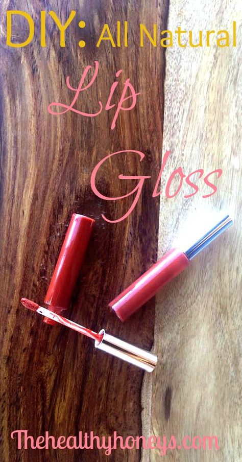 DIY lip gloss Diy Lip Gloss At Home, All Natural Lip Gloss, Lip Gloss Recipe, Gloss Diy, Savon Diy, Makeup Recipes, Homemade Makeup, Natural Lip Gloss, Beet Root